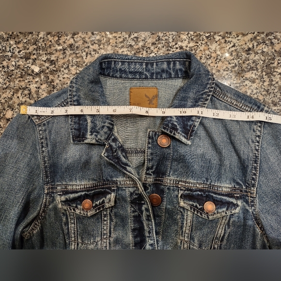 Women's American Eagle Outfitters Size Small Jean Jacket - Picture 7 of 9